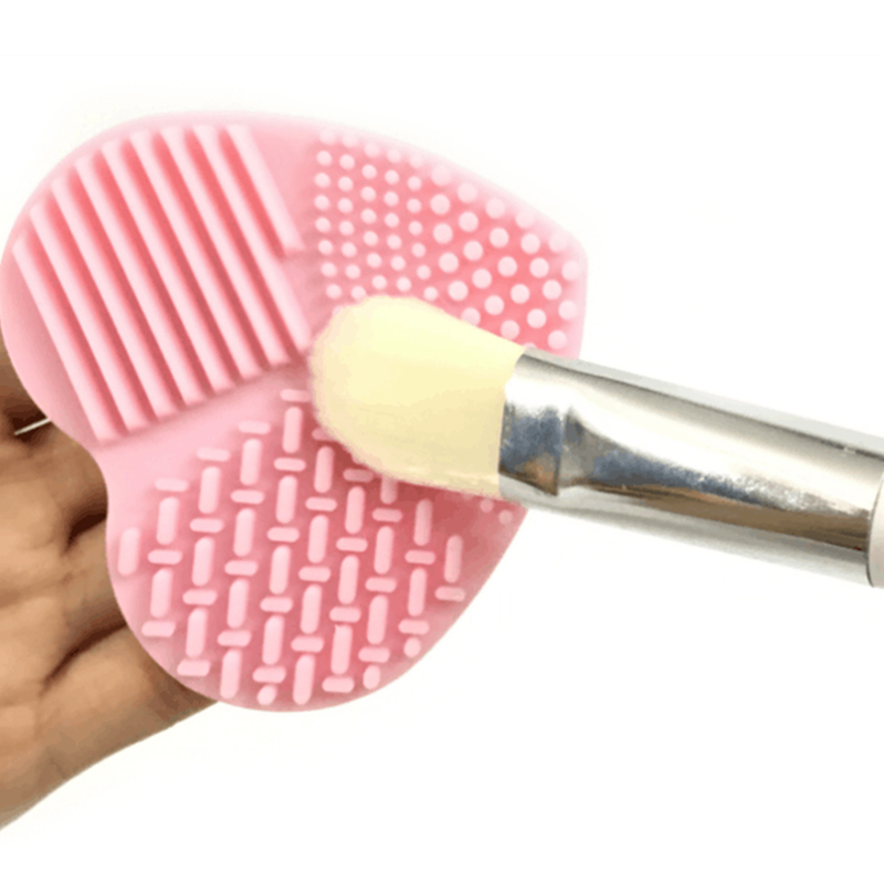 Make-up kartáč čistič srdce silikonový více texturní povrchový make-up kartáč čištění základního čisticího kartáče